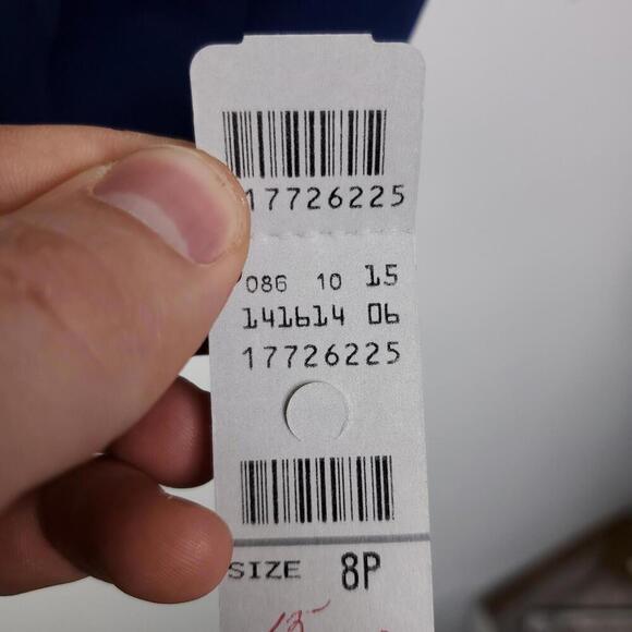 Talbots Suit Womens 8 Petite Satin Blazer Pants Set Silky Mature Studded Buttons - Picture 5 of 14